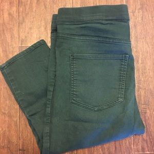 H&M Green High Waisted Jegging